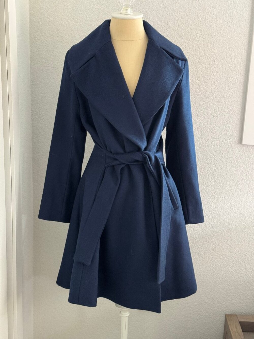 Trina Turk Wool Fit & Flare Coat *10*